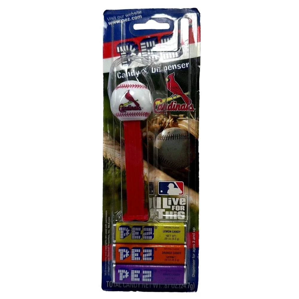 St Louis Cardinals PEZ‎ Candy Dispenser Baseball MLB Fan Collectible New